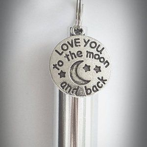 URN NECKLACE  "Love you to the moon & back"